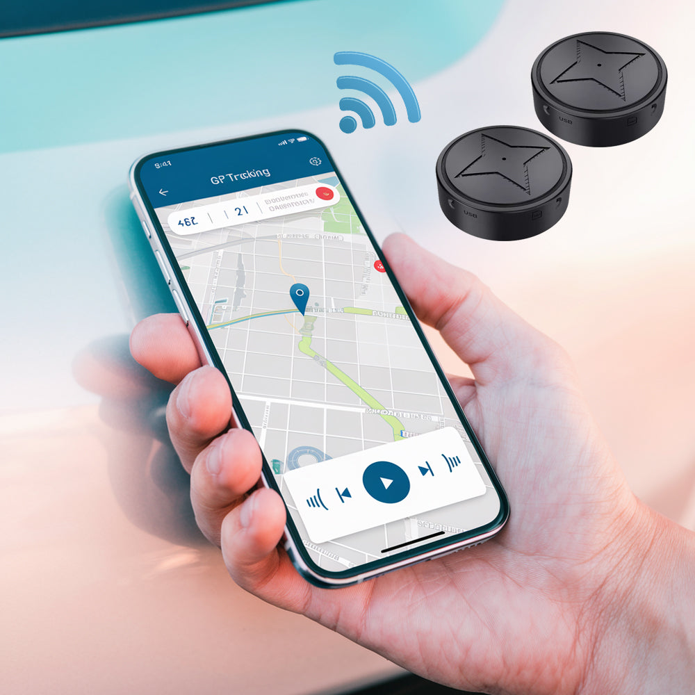 Magnetischer Mini-GPS Fährtenfinder | Echtzeit Ortung