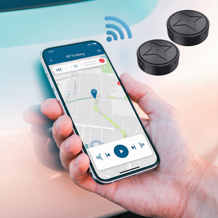 Magnetischer Mini-GPS Fährtenfinder | Echtzeit Ortung