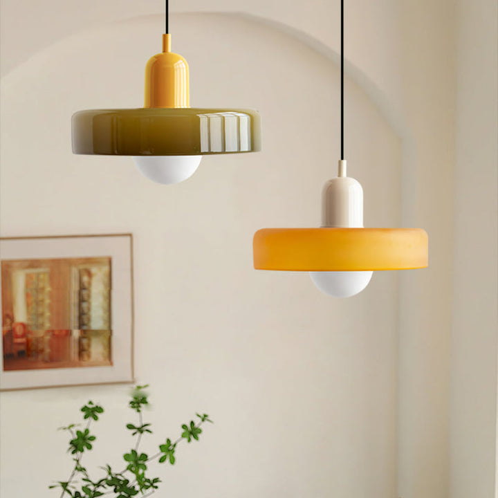 Miklon | Bunte Bauhaus Stil Pendelleuchte