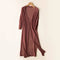 Ornella | Damen Leichter Langer Offener-Vorderseite Strickjacke