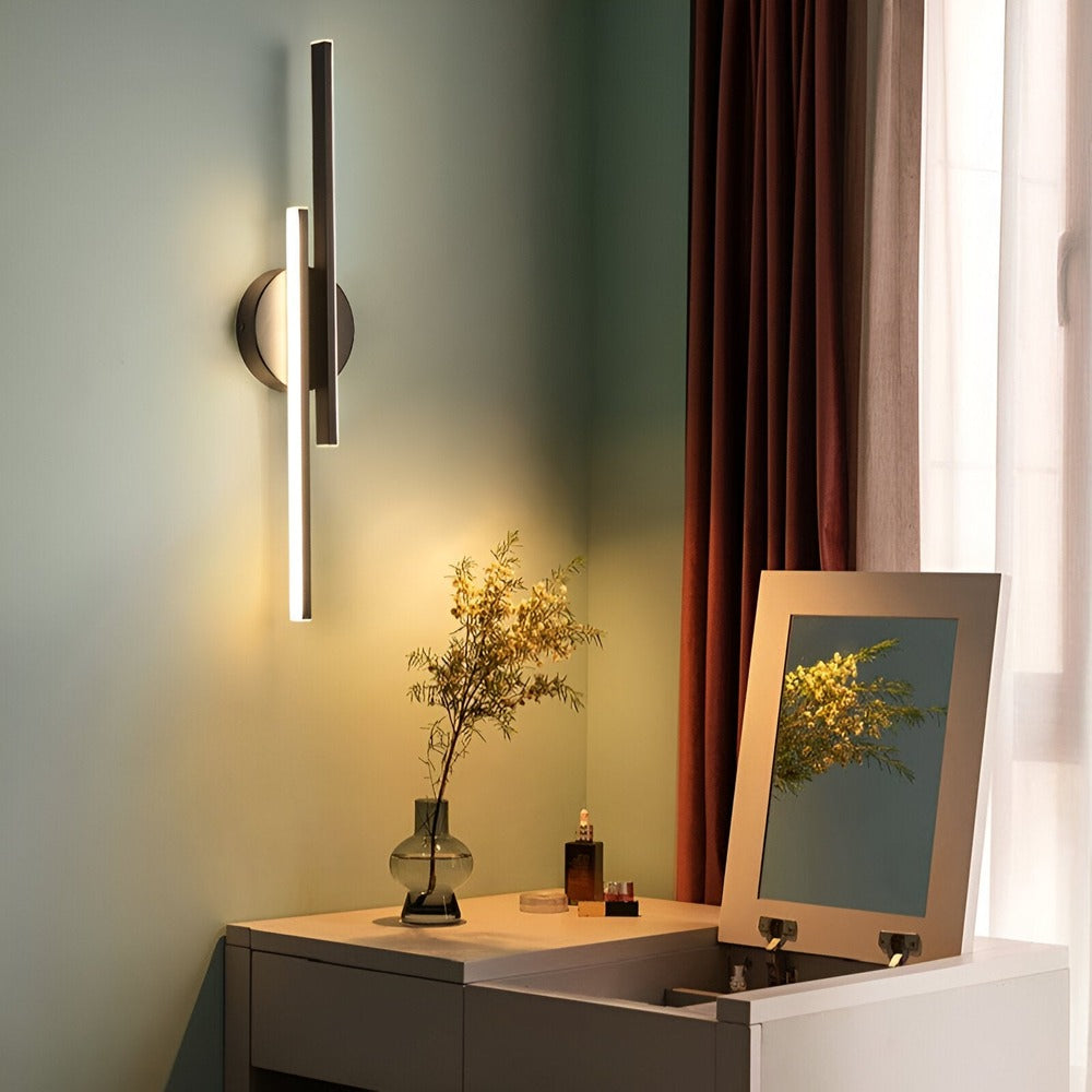 Minimalistische Wandleuchte | Moderne LED-Leuchte für Schlafzimmer und Wohnzimmer