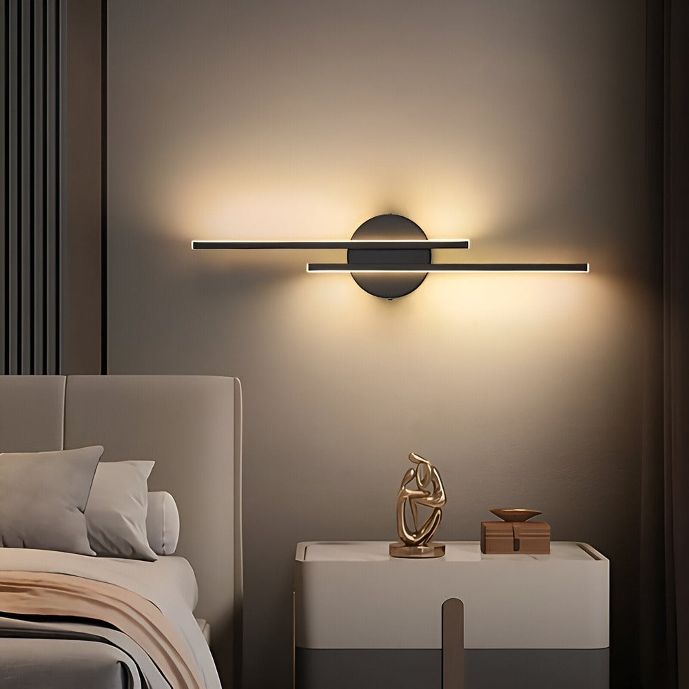 Minimalistische Wandleuchte | Moderne LED-Leuchte für Schlafzimmer und Wohnzimmer