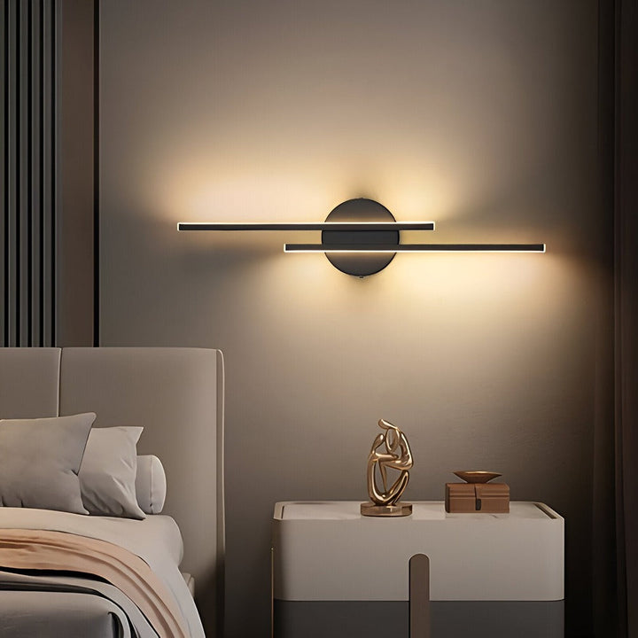 Minimalistische Wandleuchte | Moderne LED-Leuchte für Schlafzimmer und Wohnzimmer