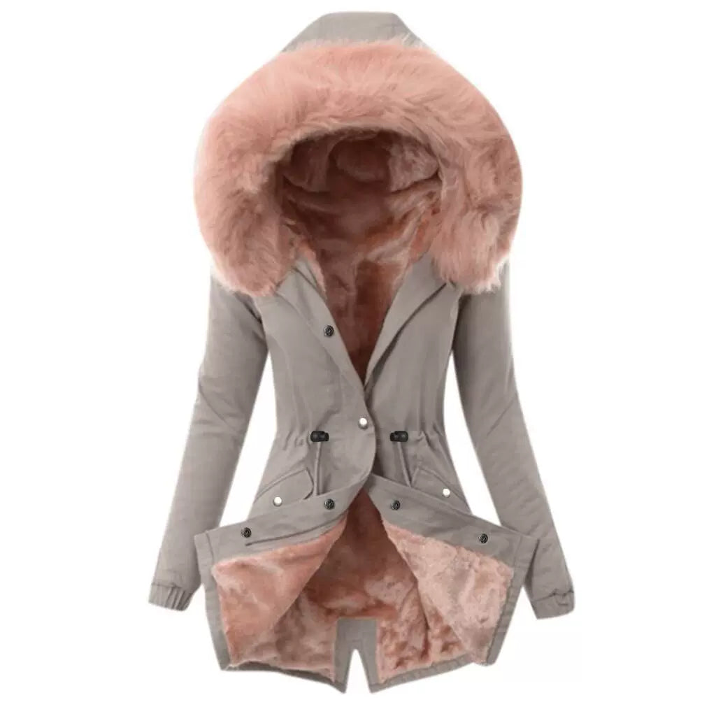 Damen Maßgeschneiderter Mittellanger Mantel | Perfekt für Winter