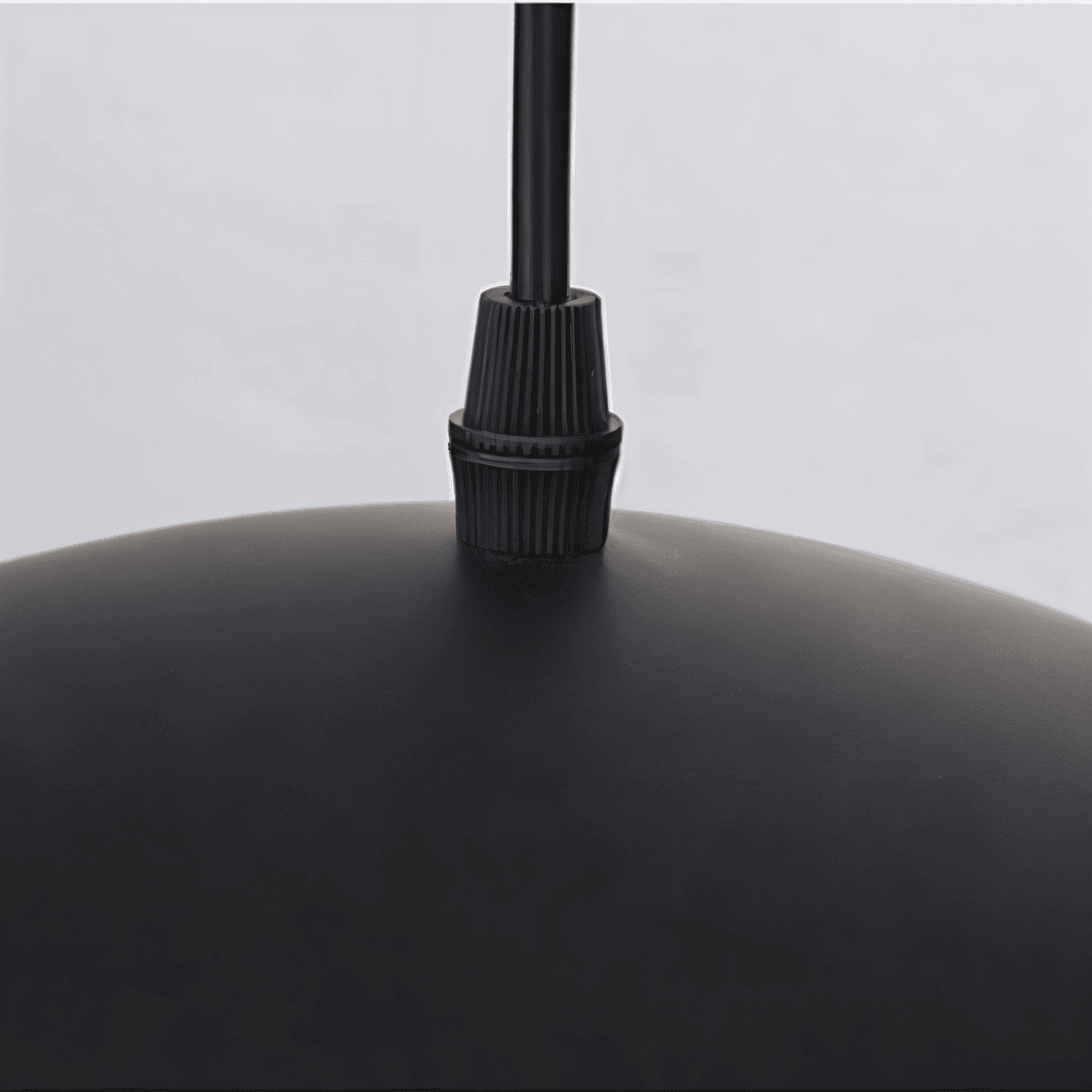 Apfel-Hängelampe | Schwarz-weiße Solar-Inspirierte Licht