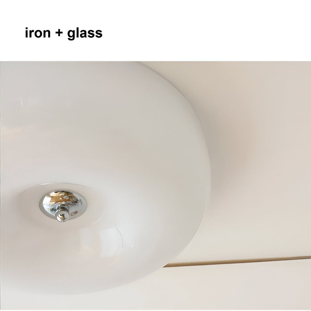 Donut Deckenleuchte | Moderne Skandinavische weißem Glas Pendelleuchte
