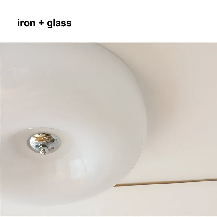 Donut Deckenleuchte | Moderne Skandinavische weißem Glas Pendelleuchte