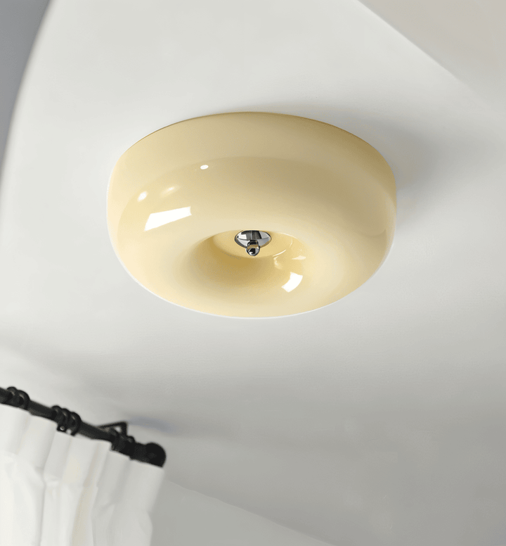Donut Deckenleuchte | Moderne Skandinavische weißem Glas Pendelleuchte