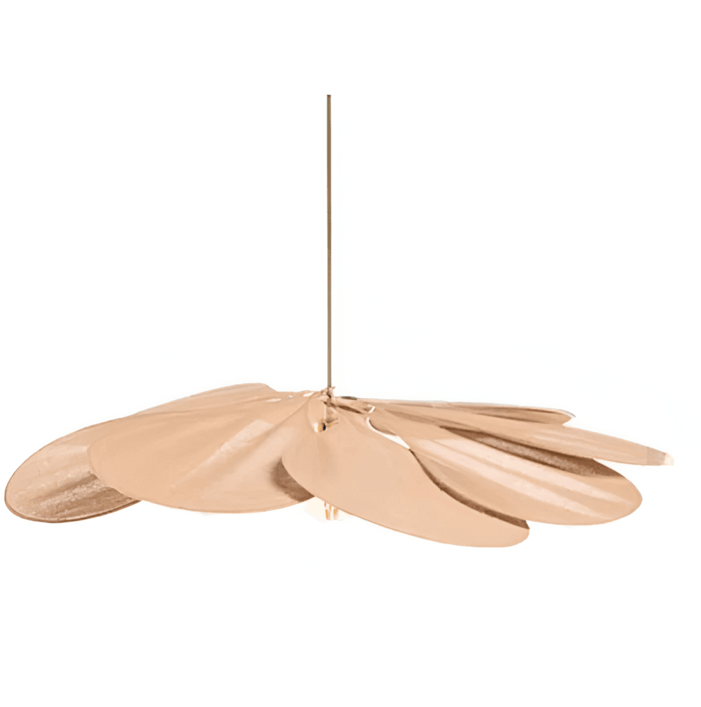 Jahrgang Blume Stoff Pendelleuchte