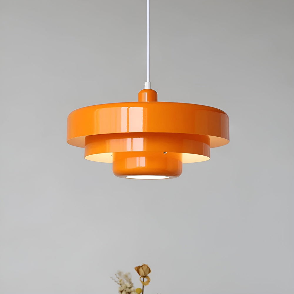 Orange Retro Deckenlampe