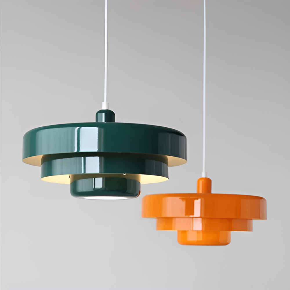 Orange Retro Deckenlampe