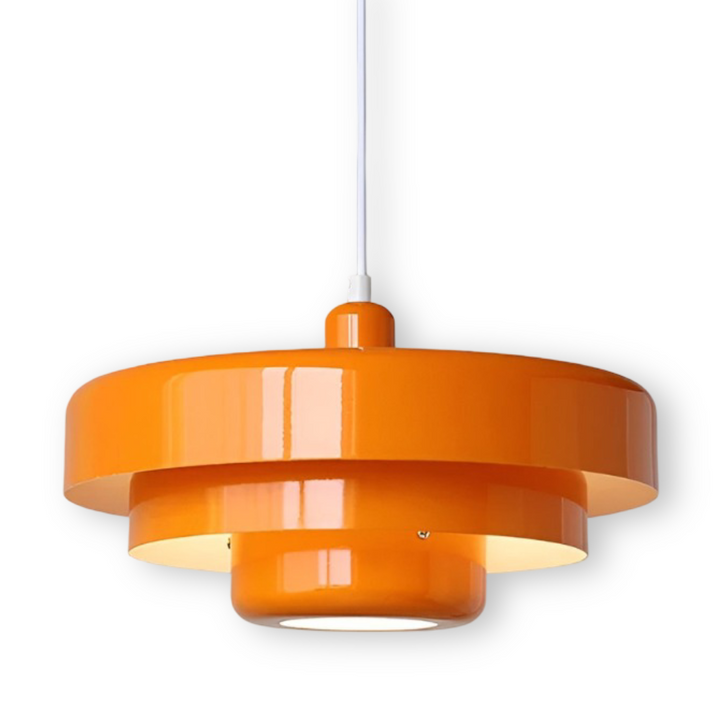 Orange Retro Deckenlampe