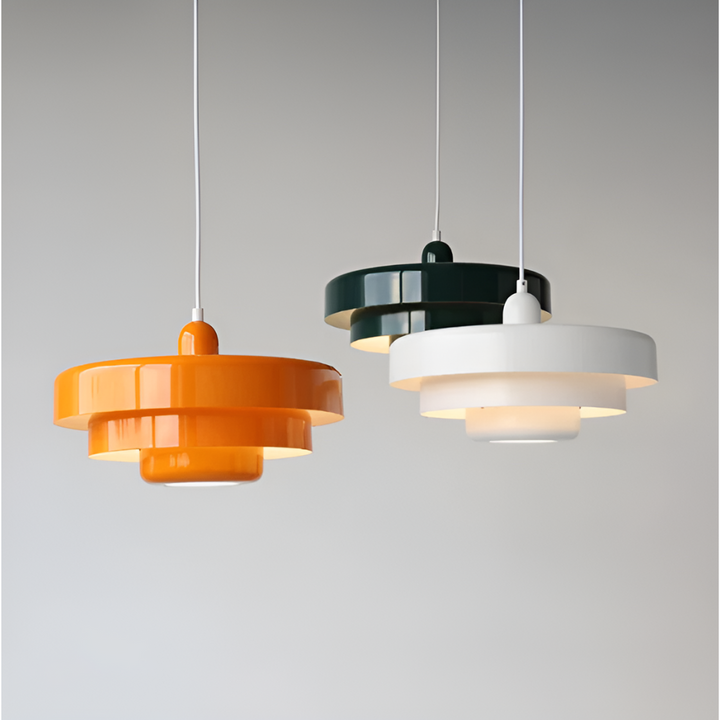 Orange Retro Deckenlampe