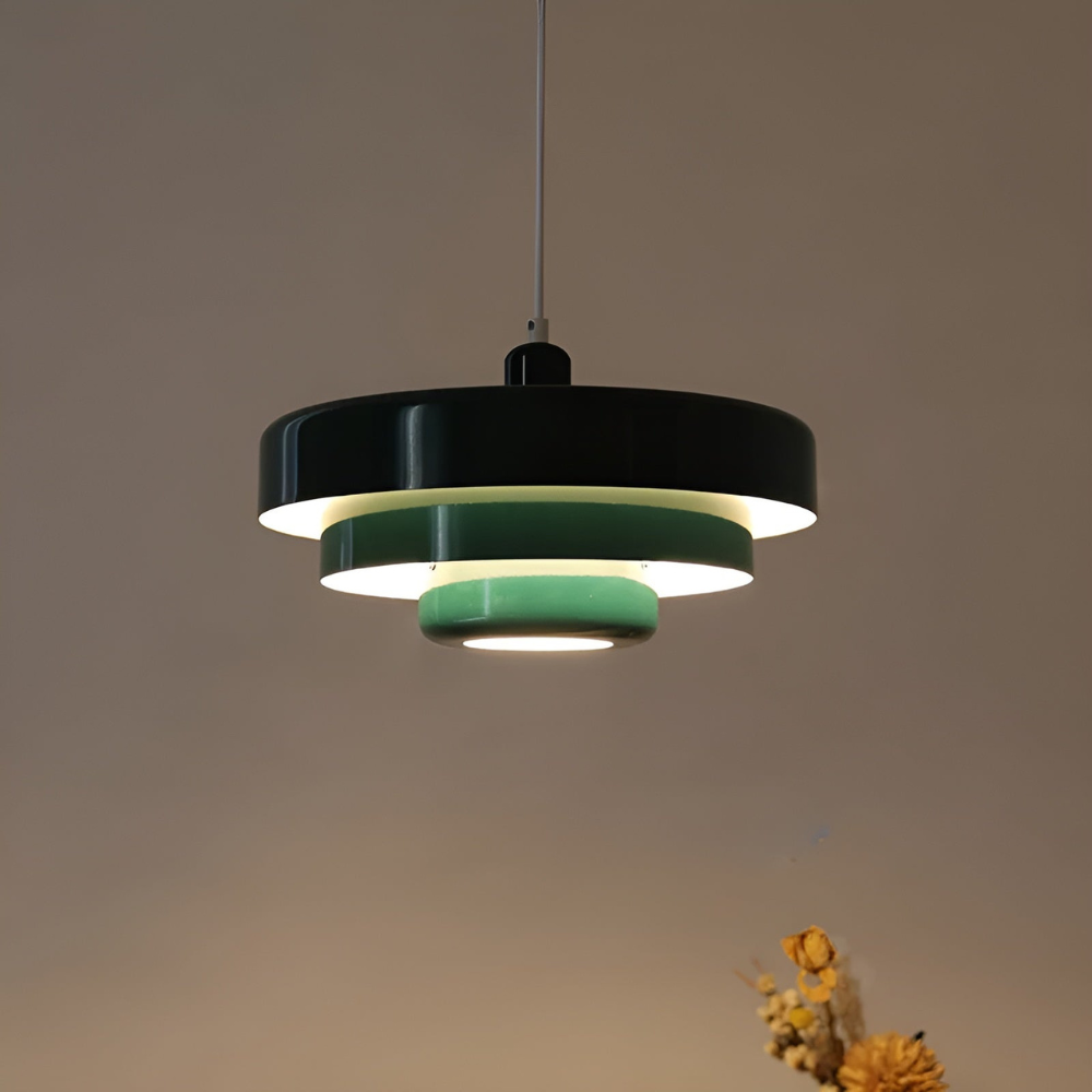 Orange Retro Deckenlampe