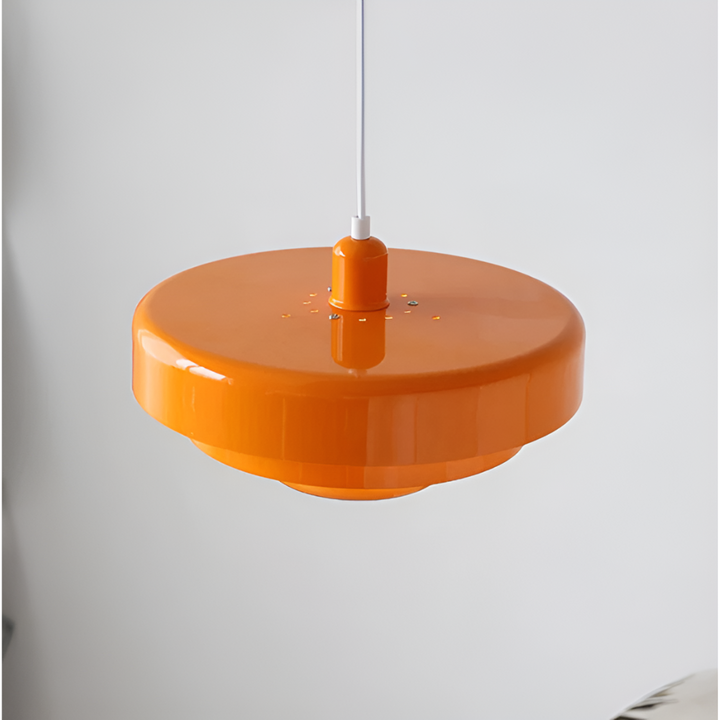 Orange Retro Deckenlampe