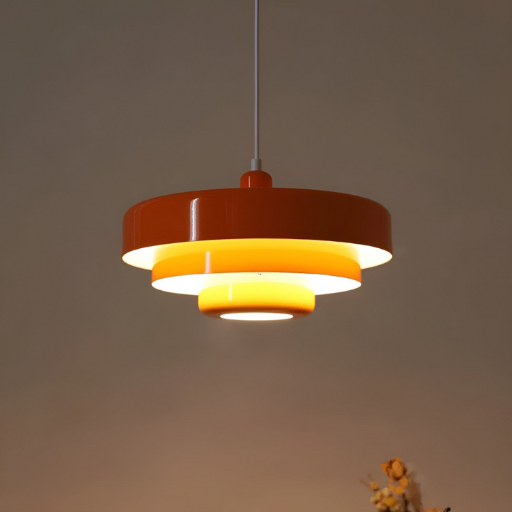 Orange Retro Deckenlampe