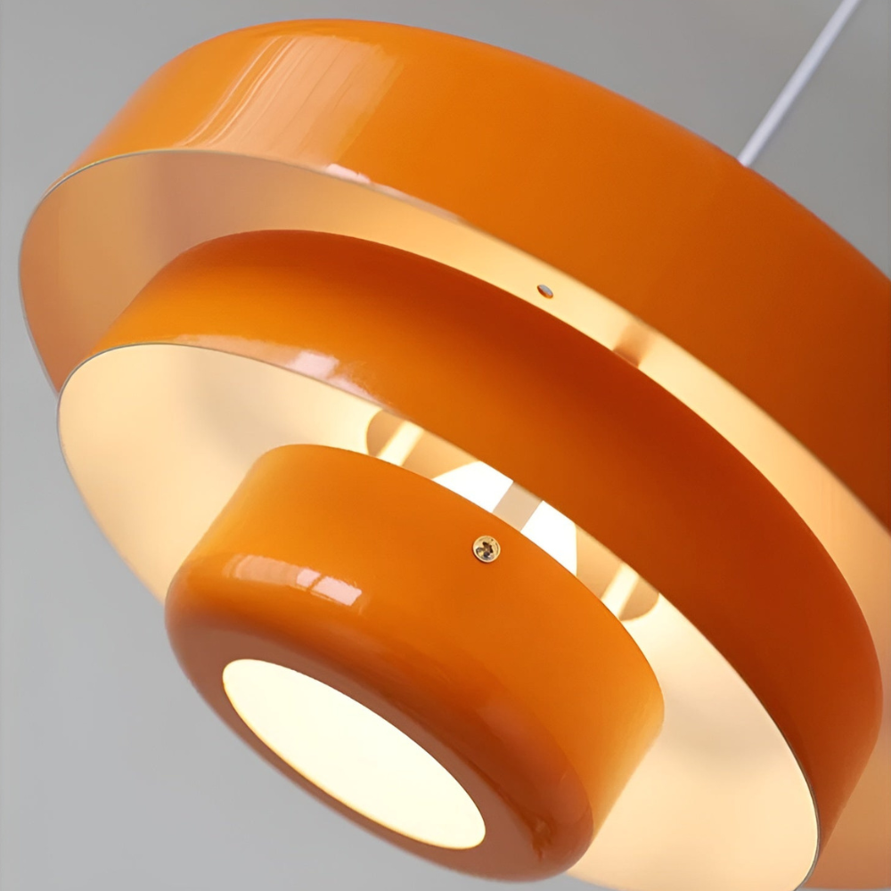 Orange Retro Deckenlampe