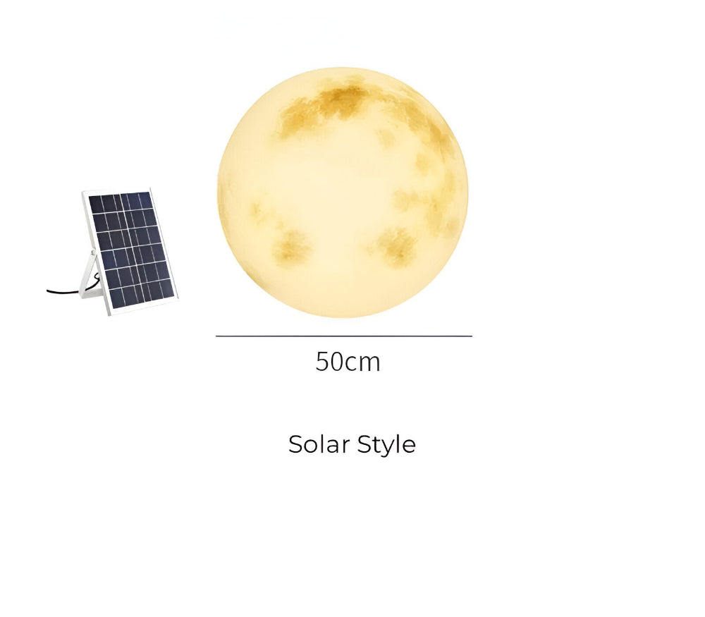 Solar Garten Mond Licht | Außen Mondlampe