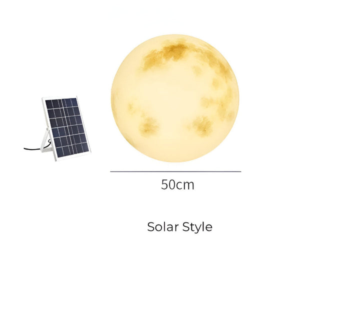 Solar Garten Mond Licht | Außen Mondlampe