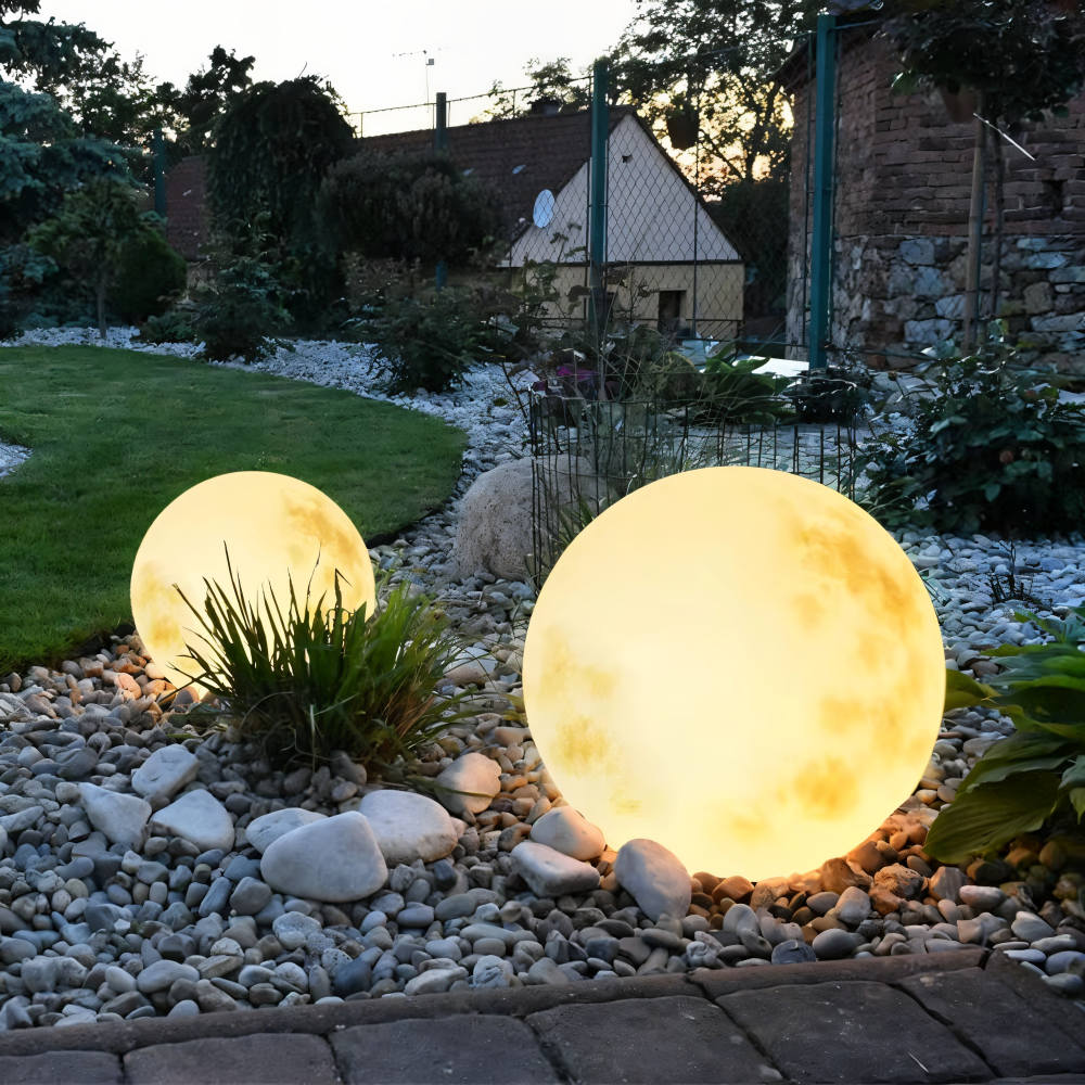 Solar Garten Mond Licht | Außen Mondlampe