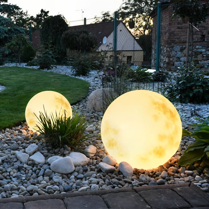 Solar Garten Mond Licht | Außen Mondlampe