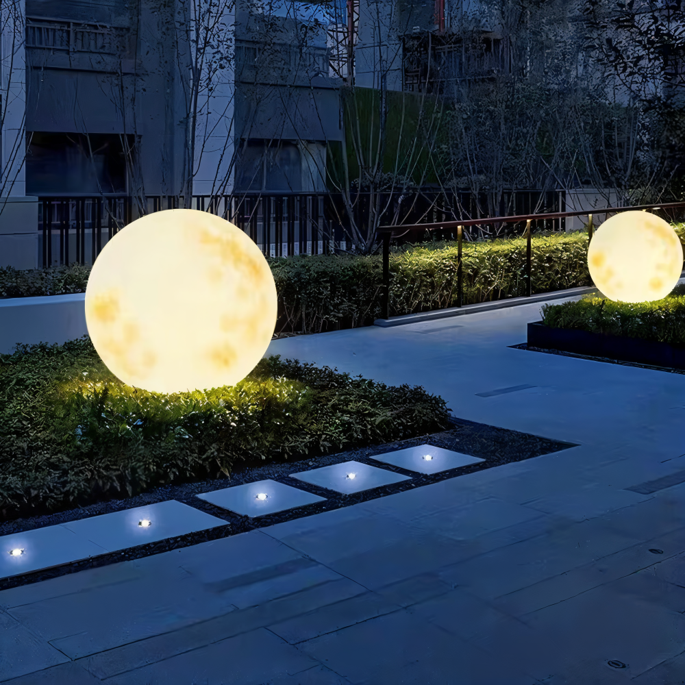 Solar Garten Mond Licht | Außen Mondlampe