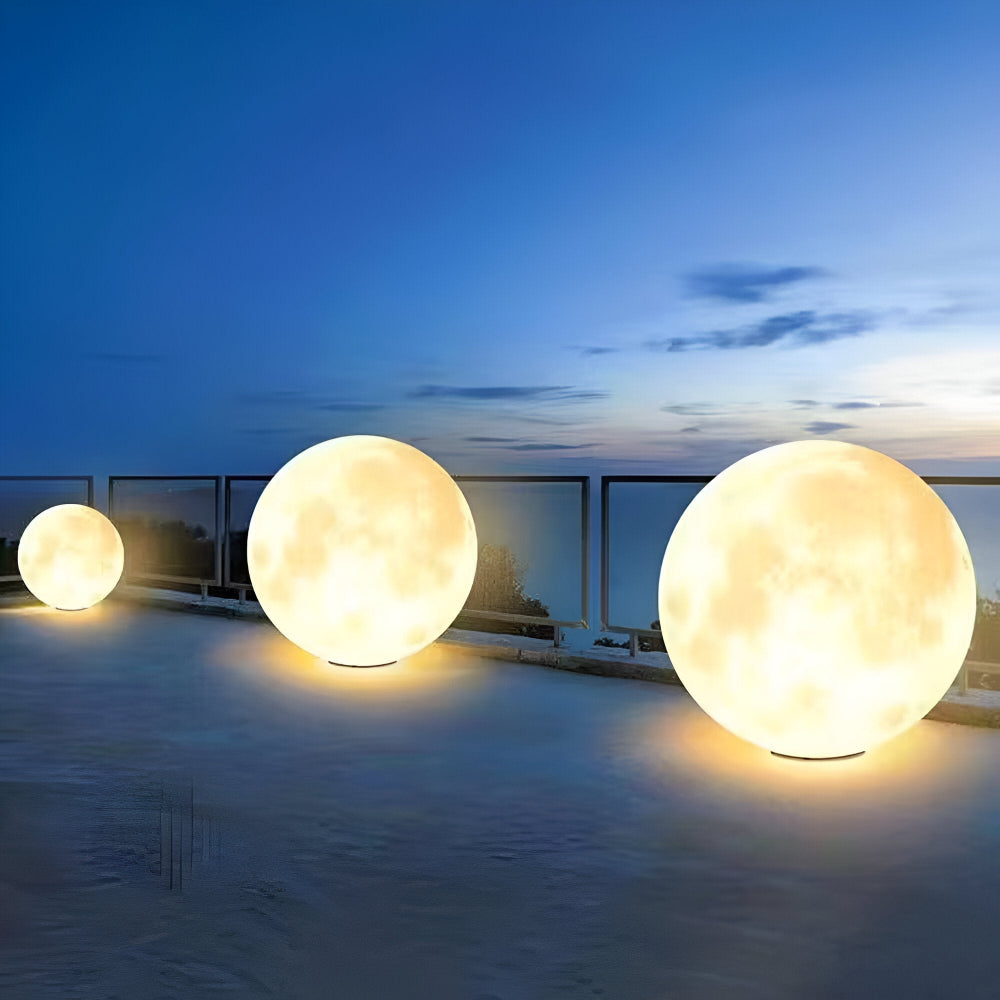 Solar Garten Mond Licht | Außen Mondlampe
