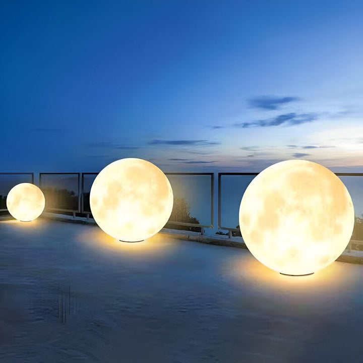 Solar Garten Mond Licht | Außen Mondlampe