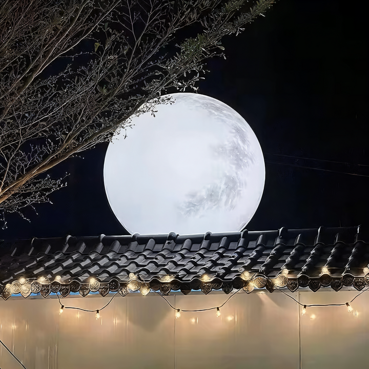 Solar Garten Mond Licht | Außen Mondlampe