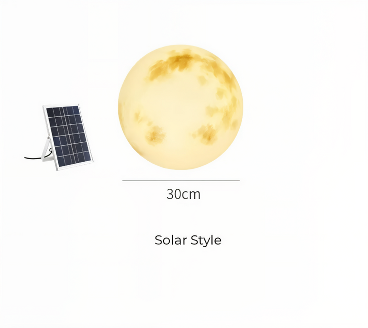 Solar Garten Mond Licht | Außen Mondlampe