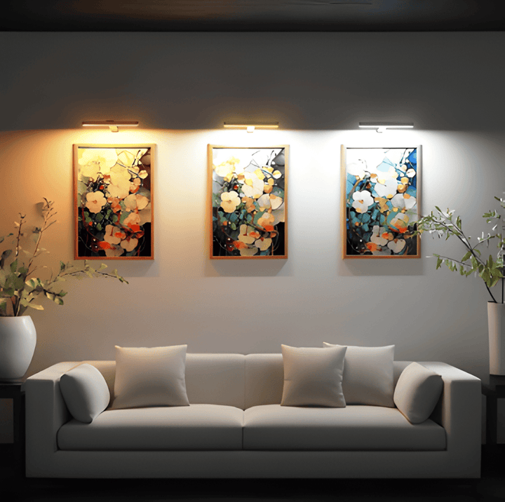 Magnetische LED-Wandleuchte | 120° Rotierbar Schnurlos Wandleuchte