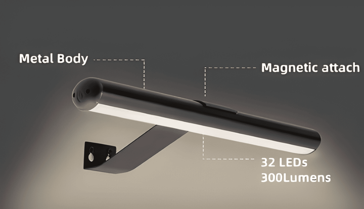 Magnetische LED-Wandleuchte | 120° Rotierbar Schnurlos Wandleuchte