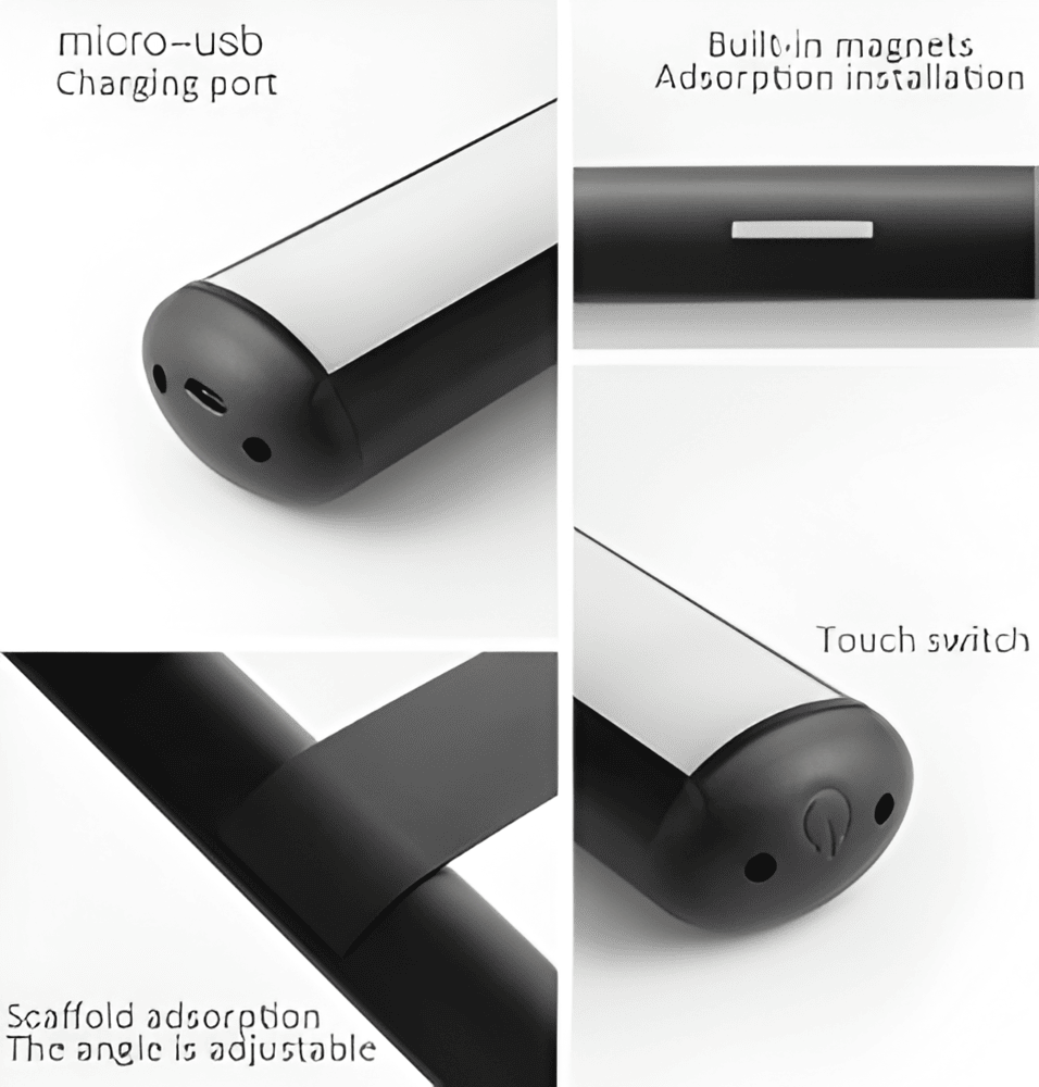 Magnetische LED-Wandleuchte | 120° Rotierbar Schnurlos Wandleuchte