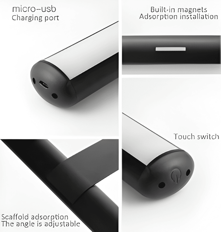 Magnetische LED-Wandleuchte | 120° Rotierbar Schnurlos Wandleuchte