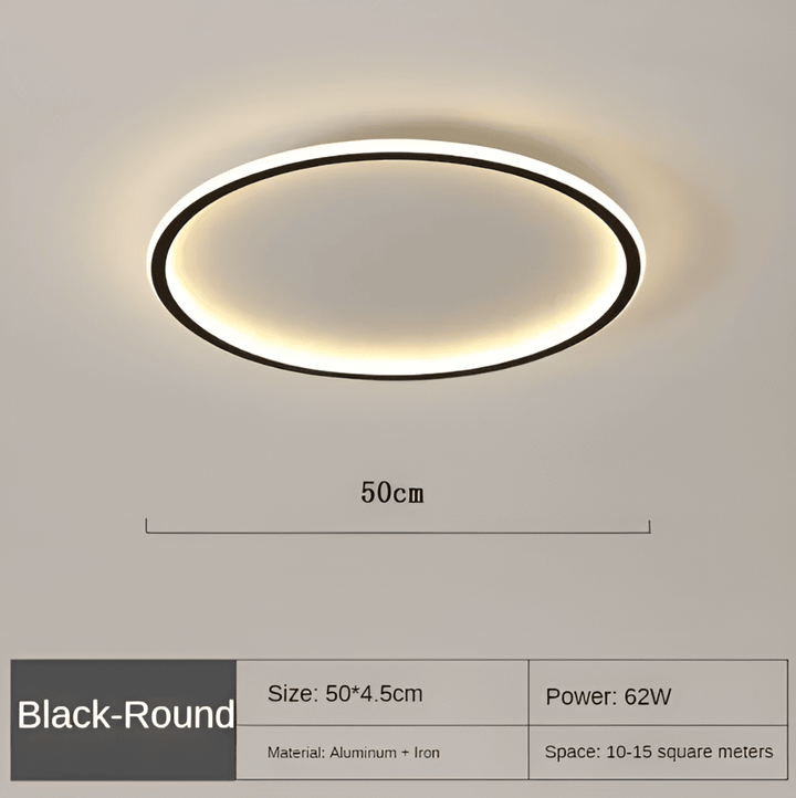 Runde Dimmbare LED-Deckenleuchte | Modernes Nordisches Entwurf