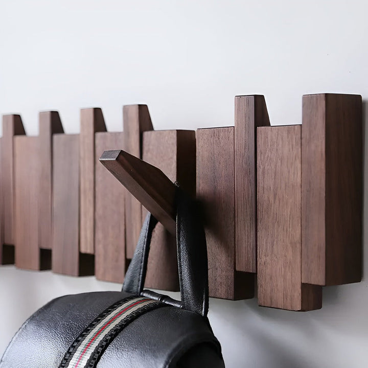 Handgefertigtes Driftwood Klavier Wandregal Mit Magnetischer Falte