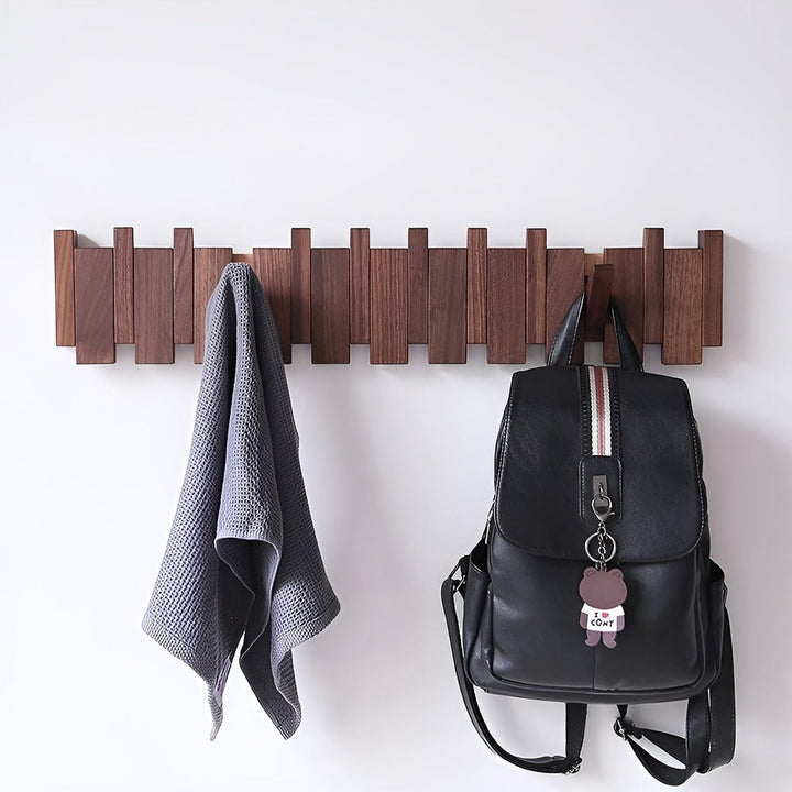 Handgefertigtes Driftwood Klavier Wandregal Mit Magnetischer Falte