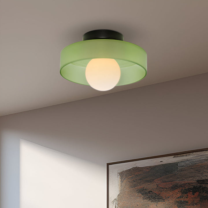 Zeitgenössische Runde LED-Deckenleuchte