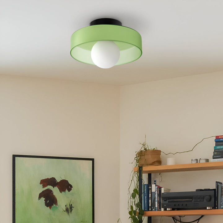 Zeitgenössische Runde LED-Deckenleuchte