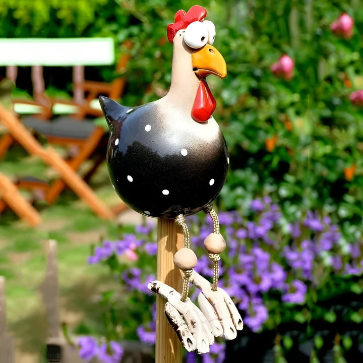 Handgefertigte Hahn Garten Statue