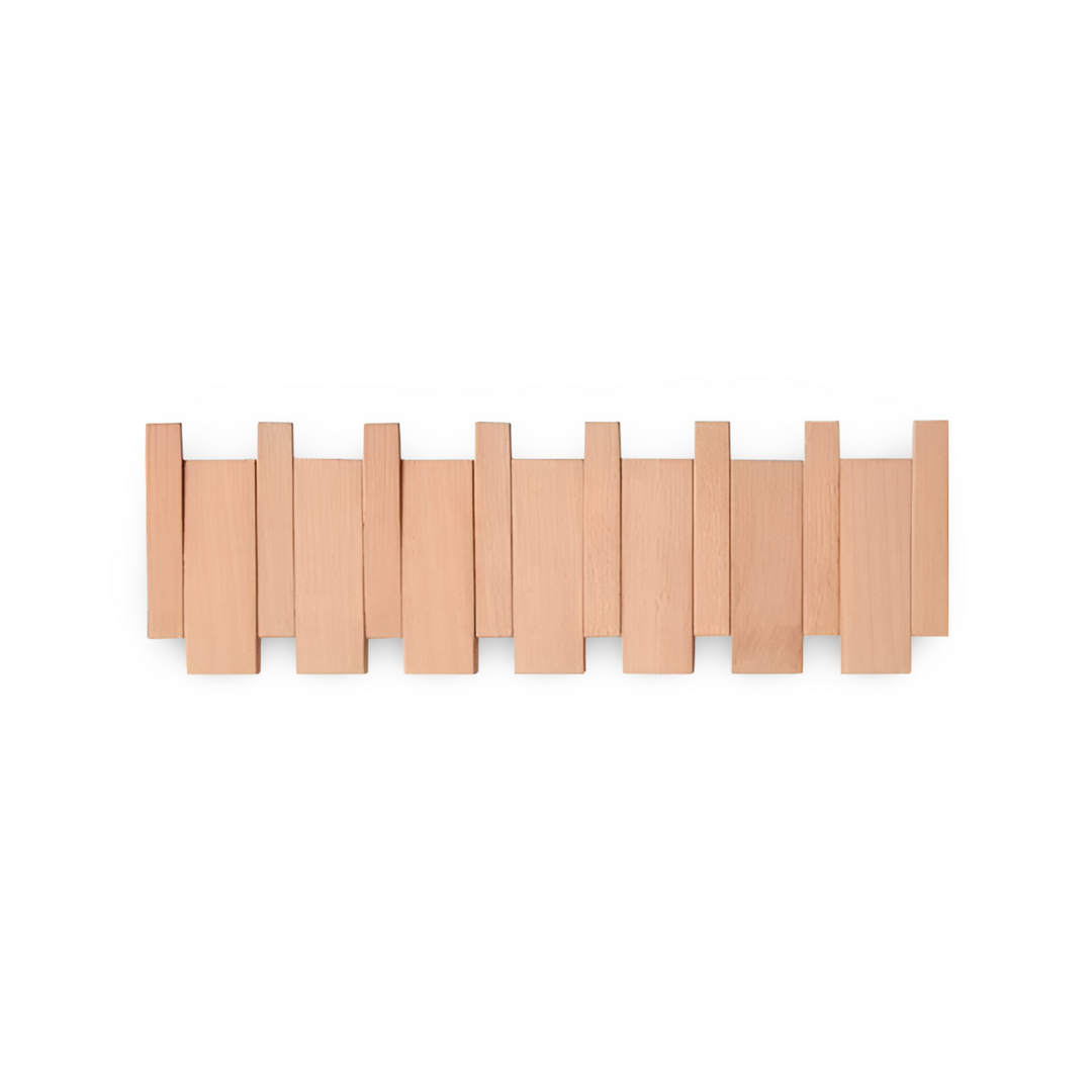 Handgefertigtes Driftwood Klavier Wandregal Mit Magnetischer Falte