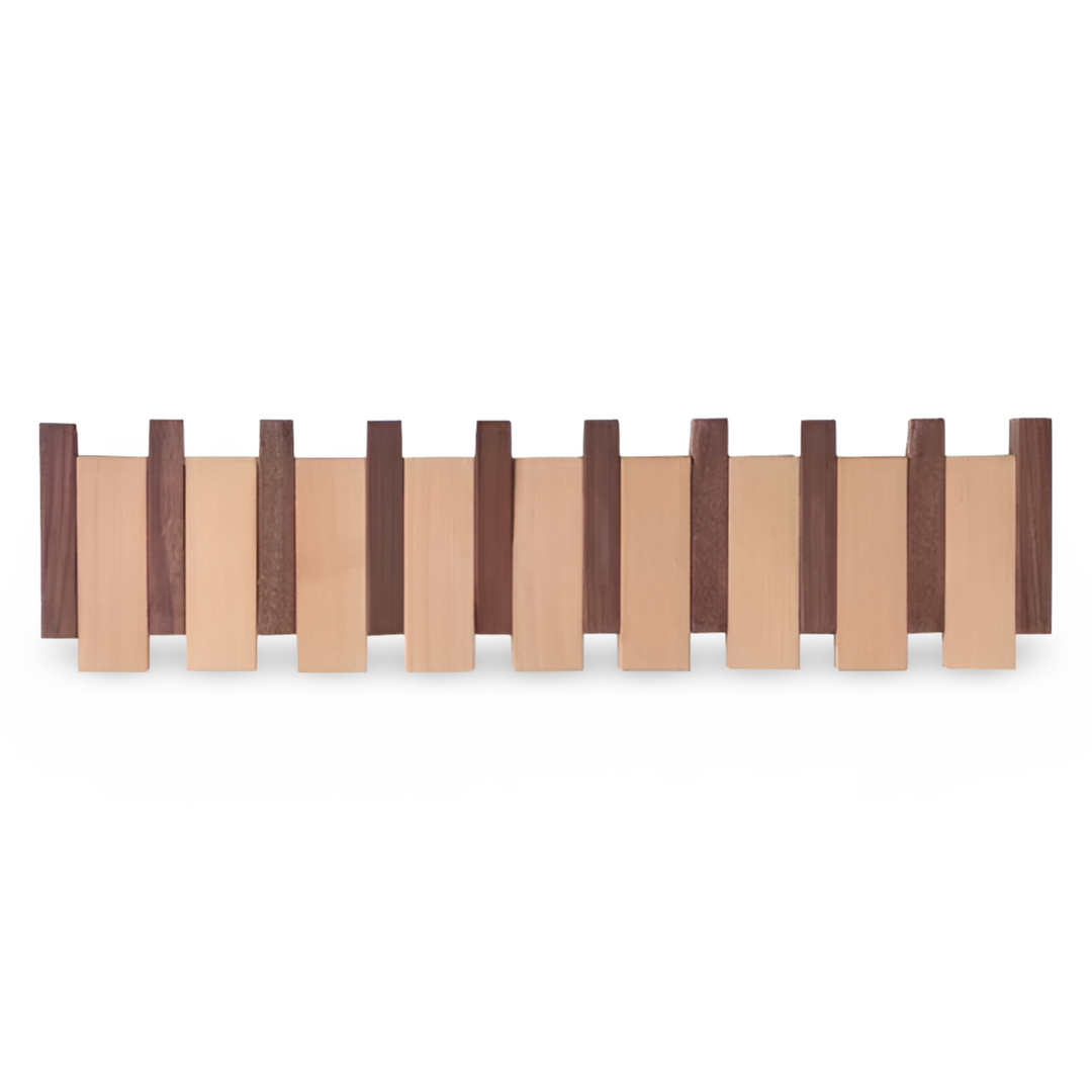 Handgefertigtes Driftwood Klavier Wandregal Mit Magnetischer Falte