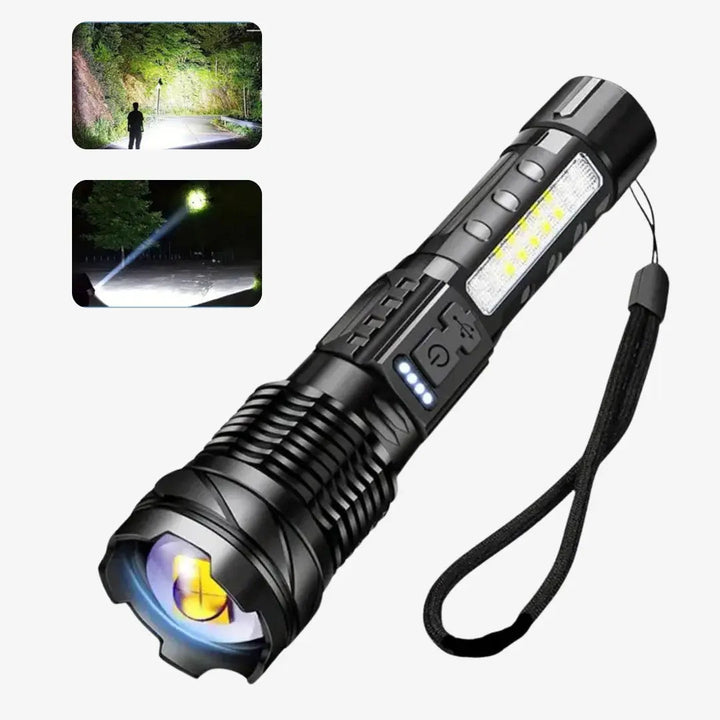 Max | Militär-Taschenlampe mit Zoom und Wasserdichtem Entwurf