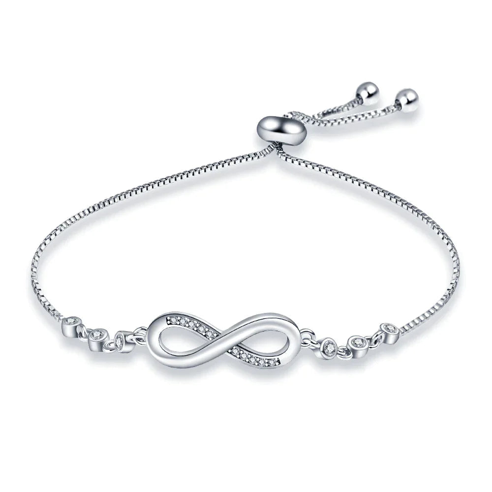 Lux Unendlich Armband | Verstellbares Entwurf mit Dezentem Funkeln