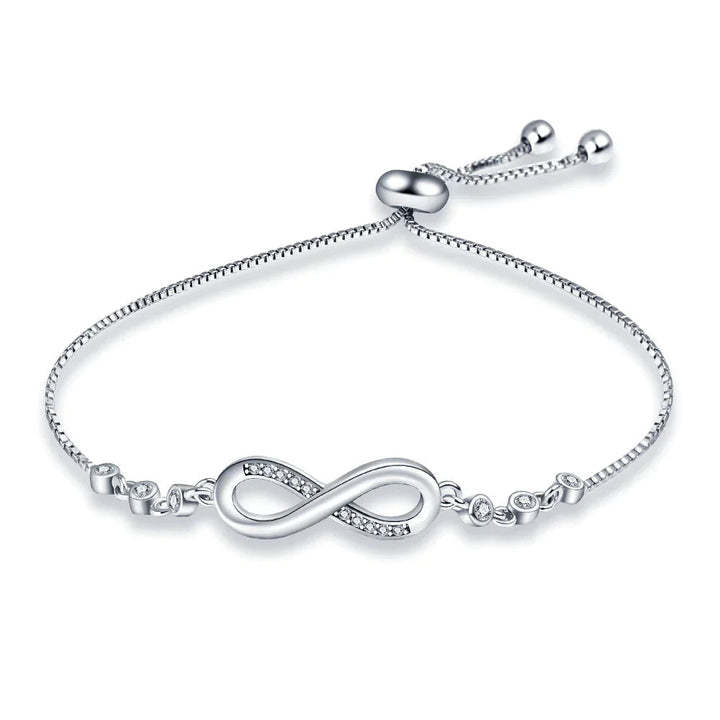 Lux Unendlich Armband | Verstellbares Entwurf mit Dezentem Funkeln