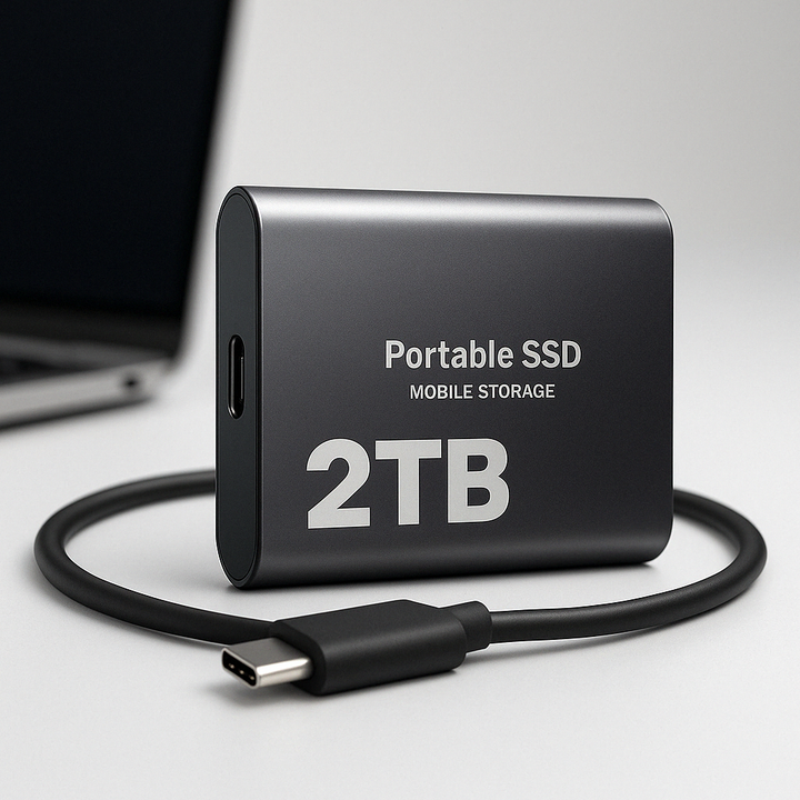 Ultraschnelle 2-TB USB-C Externe SSD