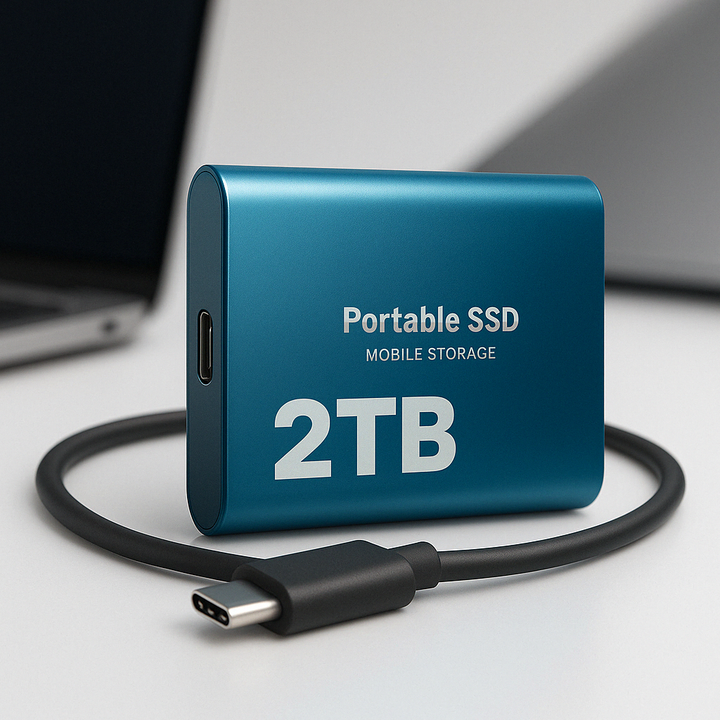 Ultraschnelle 2-TB USB-C Externe SSD