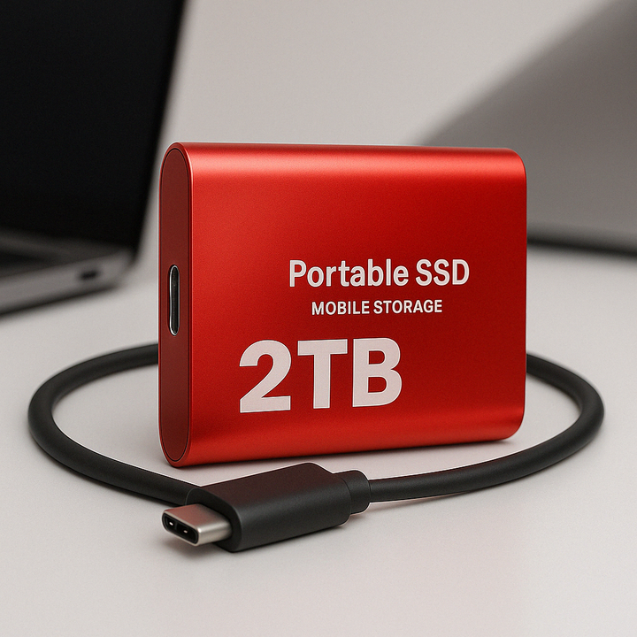 Ultraschnelle 2-TB USB-C Externe SSD