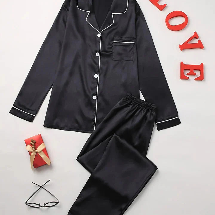 Qiana | Satin Pyjama Satz für Frauen