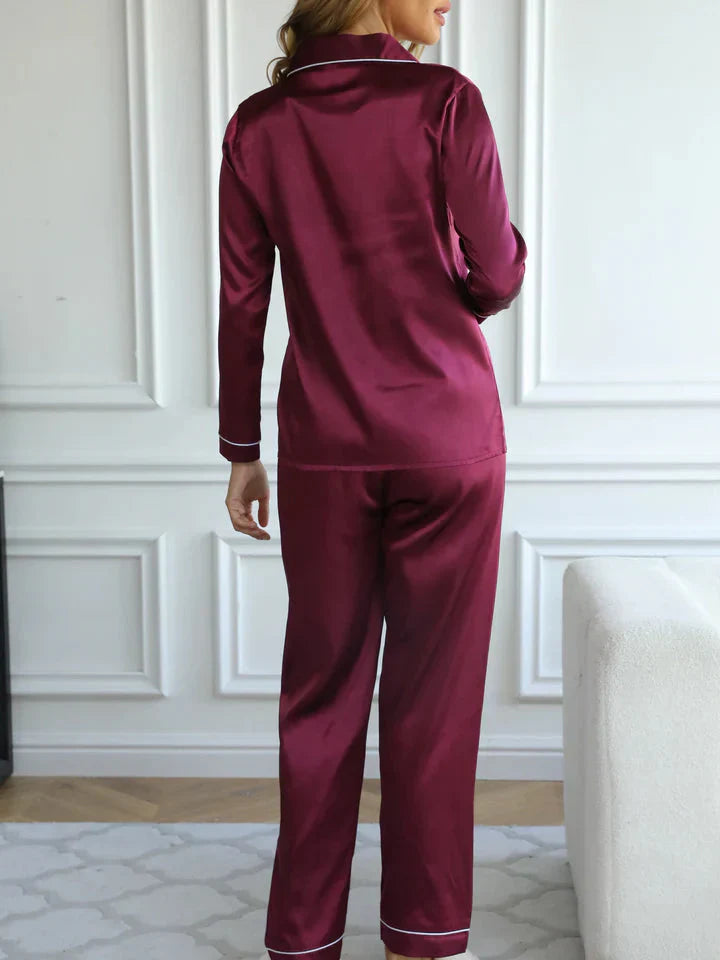 Qiana | Satin Pyjama Satz für Frauen